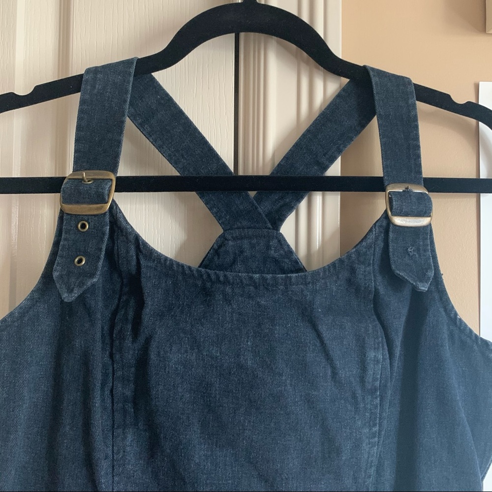Vintage | Denim midi dress - Picture 3 of 13